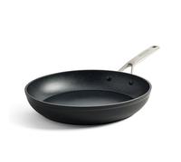 KitchenAid Forged Hardened Sartén de 30 cm cerámica anodizada dura forjada sin PFAS, antiadherente, apta para inducción, apta para horno hasta 220 °C, lavavajillas, negro