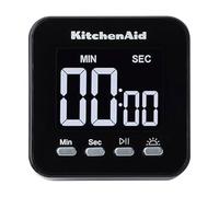 KitchenAid KQ912 99M Digital Single Event Magnetic Visual Timer with Backlight, Cooking, Classroom, Egg Timer, Black