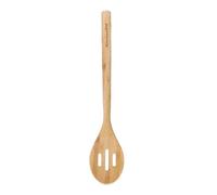 KitchenAid KQG604OHBBE, Bamboo Slotted Spoon, 32.5 cm, Wood