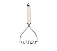 KitchenAid Prensador de Patatas de Acero Inoxidable con Mango Ergonómico, Beige
