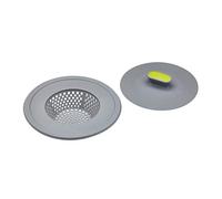 Kitchencraft 2-in-1 plastic plug and sink strainer, 11.5 cm (4.5') - g