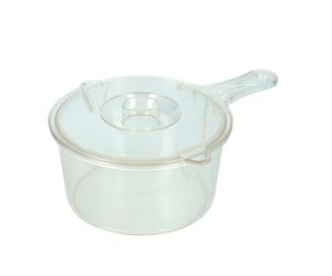 Kitchencraft - cazo con tapa para microondas, plástico libre de bpa,