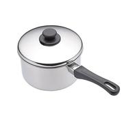 KitchenCraft - Cazo de Inducción Hondo con Tapa, Acero Inoxidable, 20 cm