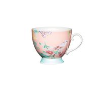 Kitchencraft china - taza de desayuno (400 ml), diseño de pájaros de