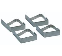 Kitchencraft clips para sujetar el mantel, plateado, 17.5x11x3 cm, 4 u