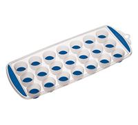 KitchenCraft Colourworks Bandeja para Hielo de Silicona Resistente para Ahorrar Espacio 29.9 x 11.9 cm Azul