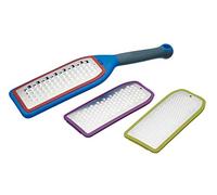 KitchenCraft Colourworks Rallador de Queso 3 en 1, Plástico