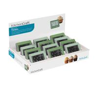 Kitchencraft electronic timers, 100 minute countdown timers with multi