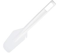 KitchenCraft Espátula de plástico, rascador flexible para cuencos, para cocinar y hornear, 26,5 cm, blanco