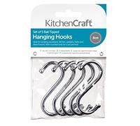 KitchenCraft Ganchos para Colgar, Ganchos Cocina, Ganchos en Forma de S, Pack de 5, 8 x 12 x 16 cm