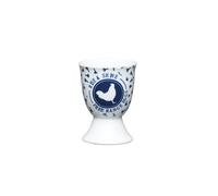 Kitchen Craft Traditional Hen diseño huevera, porcelana, azul, 9 x 12 x 16 cm