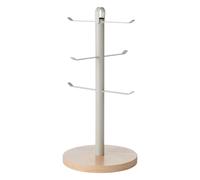 Kitchencraft idilica Árbol de tazas de metal con base de madera de ha