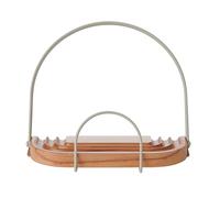 KitchenCraft Idilica Soporte de madera de haya para libros de cocina, soporte ajustable para libros de recetas y tabletas, soporte de lectura, 23 x 18 x 9cm