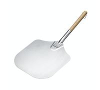 Kitchencraft italian traditional pizza peel, 63 x 30.5 cm - silver/bei