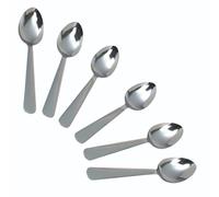 Kitchencraft juego de 6 cucharillas de café de acero inoxidable, 14 c
