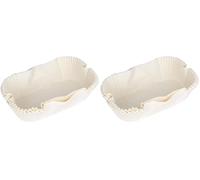 KitchenCraft KCLL2LB - Molde Cuadrado, Color Blanco, 20 x 9 x 6cm, Conjunto de 80