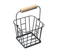 KitchenCraft Living Nostalgia Cesta para Huevos Metálica 16 x 16 x 13.5 cm