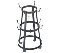 KitchenCraft Living Nostalgia Soporte de Árbol Colgador de Tazas Metálico 10 Tazas 18.5 x 34 cm