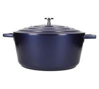 Kitchencraft Masterclass MCMCRD28: Olla con tapa, hierro fundido/aluminio fundido, diámetro de 28 cm, apta para cocinas de inducción, con revestimiento antiadherente