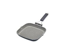 Kitchencraft Masterclass MCMFHGP20, sartén de hierro fundido/aluminio fundido, apta para cocinas de inducción, con revestimiento antiadherente