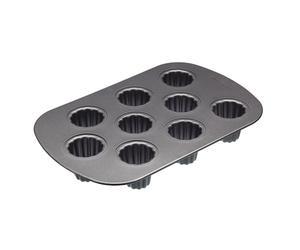 KitchenCraft MasterClass Muffin Mold for 9 Cupcakes, 32.5 x 22 cm, made of PFOA-free non-stick carbon steel, perfect for baking. Ideal baking mold for muffins and cupcakes.