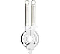 KitchenCraft Professional - Abridor de Tarros y Botes, Apto para la Mayoría de Tapas y Tapones de Rosca, Acero Inoxidable, Color Plata