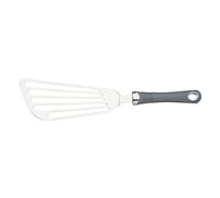 KitchenCraft Professional - Espátula de Cocina con Ranuras, Mango Suave al Tacto, Color Plata/Gris, 31,5 cm (12,5")