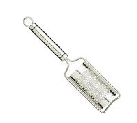 KitchenCraft Professional - Rallador de Queso Curvo, Acero Inoxidable, Color Plata, 21 cm
