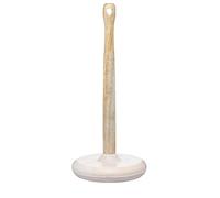 KitchenCraft Serenity - Portarrollos de Cocina, Mármol/Madera de Mango, Color Rosa/Madera, 15 x 36 cm