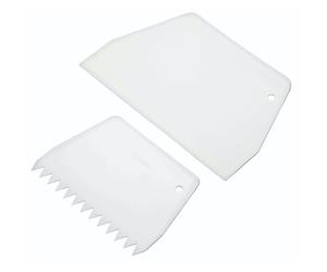 Kitchencraft Set de Espátulas para Cobertura de Repostería - 2 Unidades
