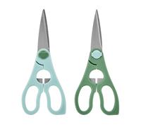Kitchencraft set of 2 kitchen shears, multi-purpose scissors with stai