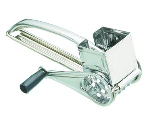 Kitchencraft stainless steel rotary grater with three drums