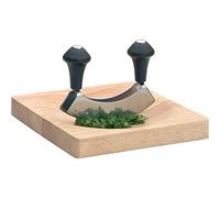Kitchencraft tabla para picar de madera con cortador de media luna 20