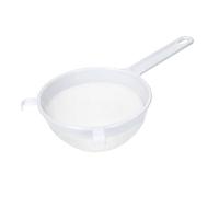 KitchenCraft Tamizador de Plástico con Malla de Nailon Resistente al Calor, Tamaño Mediano (15 cm) - Blanco