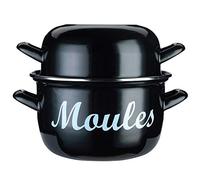 KitchenCraft: World of Flavours - Olla Grande para Mejillones, Esmaltada, 25 cm