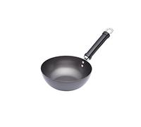 KitchenCraft: World of Flavours - Wok Pequeño Apto para Inducción, Acero de Carbono Antiadherente, 20 cm