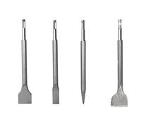 Kits de cinceles portátiles profesionales de 4 piezas con acero de alta resistencia adecuados para aficionados, corte eficiente, cinceles multifuncionales