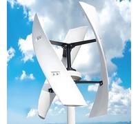 Kits De Generadores Horizontales Para Turbinas Eólicas, Carga De Baterías, Controlador De Eje Vertical, Generación, 12v 24v 48v Kit De Turbina Eólica Vertical De 3 Palas 10000w/12000w Generador