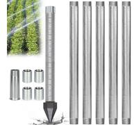 Kits De Pozos Con Punta De Accionamiento De Acero Inoxidable De 1-1/4", Kit Para Pozo De Sand Point, Tubería De 36 Pulgadas De Longitud, Malla De 60, Suministro De Agua Doméstico Rural(5+1)