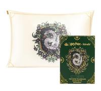 Kitsch - Funda de almohada de satén con cremallera para cabello y piel, más suave que la seda, lavable a máquina, sin arrugas, Queen estándar, Harry Potter