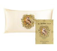 Kitsch - Funda de Almohada de satén con Cremallera para el Cabello, más Suave Que la Seda, refrescante, Lavable a máquina, sin Arrugas, tamaño King, 48 x 91 cm, Harry Potter, Hufflepuff