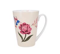 KIUB TAZA XL CONICA 500ML + CAJA PIVOINES Y COLIBRIS PIVOINES Y COLIBRIS 13x9x13 Cms.