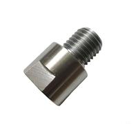Kivivaka Adaptador de rosca hexagonal de husillo 1-8 macho a 3/4-16 hembra para carpintería CNC