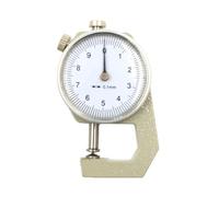 Kivivaka Calibre de grosor de cuero de 0 a 10 mm, calibre de metal, joyería, alambre de papel, manualidades, color blanco