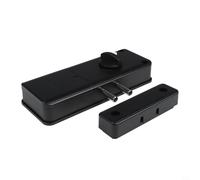 Kivivaka Cerradura de puerta inteligente sin llave para TTlock, manija de puerta de madera de diseño invisible con aplicación y tarjeta para desbloquear, cerradura de seguridad para el hogar, color