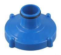 Kivivaka Conector adaptador de manguera de piscina de PVC de 80 mm a 32 mm, azul/gris para aspiradora de piscina Intex y sistema de filtración (azul)