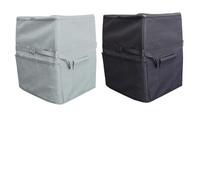 Kivivaka Cubierta para bomba de spa con cremallera, calentador Oxford 600D | Protector con hebillas ajustables para un ajuste resistente al viento, 42,9 x 37,8 x 53,8 cm, color gris