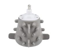 Kivivaka Kitchen - Pelador de ajos eléctrico de silicona, accesorio de capacidad de 2 L y 3 L, color gris