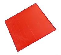 Kivivaka Pantalla de soldadura industrial de 6 x 6 pies, barrera de vinilo resistente al fuego con agujeros colgantes para aislamiento de taller