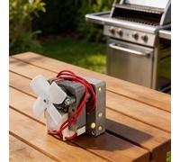 Kivivaka Parrilla de pellets de repuesto para motor de barbacoa, motor de barrena de 120 V, 2.0 rpm, 26 W, construcción de metal, tasa de alimentación óptima, pieza de repuesto de fácil instalación